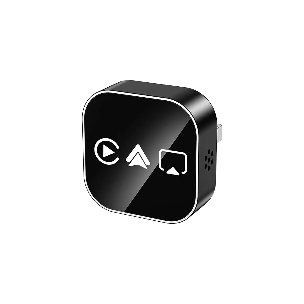 Безжичен CarPlay адаптер за автомобил с Bluetooth и огледално отразяване на екрана, 4-в-1, Plug-and-Play