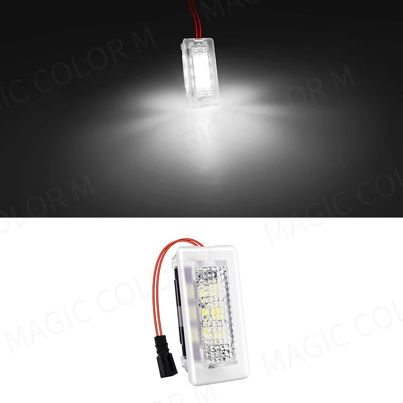 LED амбиентно интериорно осветление за крака и врати (puddle) за Tesla Model 3, Y, S и X