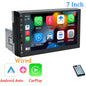 7" 1-DIN авторадио с CarPlay/Android Auto, HD сензорен екран, Bluetooth, FM, AUX, MirrorLink