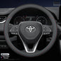 Калъф за волан, съвместим с Toyota C-HR, RAV4, Corolla, Highlander, Prius, Yaris, Raize, Auris, Camry