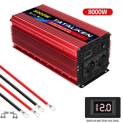 Автомобилен инвертор 12V към 220V 50Hz, чиста синусоида, EU контакт, с LED индикация
