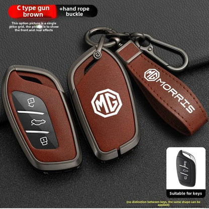 Калъф за автомобилен ключ за MG5 (второ поколение, 2021+), MG4 (2023/EV), HS, GT, ZS EV, ZX, MG6