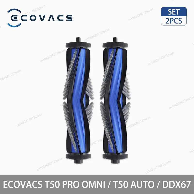 Аксесоари и консумативи за робот прахосмукачка ECOVACS T50 Pro Omni, T50 Auto, DDX67 – основна четка, странична четка, HEPA филтър, моп кърпа, торбичка за прах