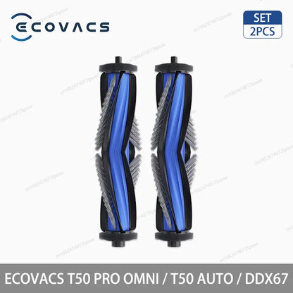 Аксесоари и консумативи за робот прахосмукачка ECOVACS T50 Pro Omni, T50 Auto, DDX67 – основна четка, странична четка, HEPA филтър, моп кърпа, торбичка за прах