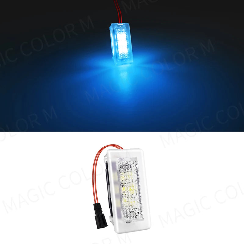 LED амбиентно интериорно осветление за крака и врати (puddle) за Tesla Model 3, Y, S и X