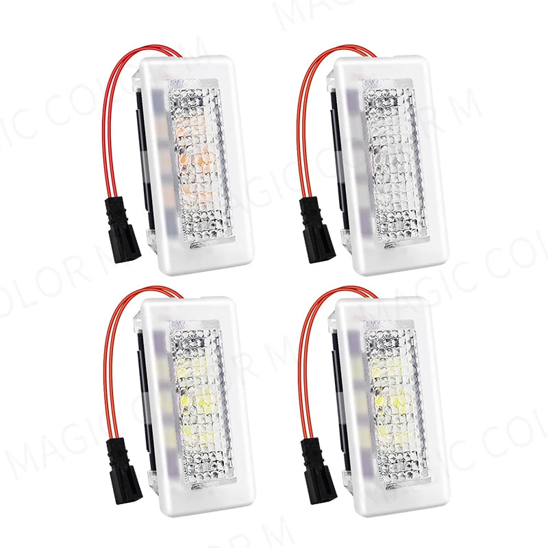 LED амбиентно интериорно осветление за крака и врати (puddle) за Tesla Model 3, Y, S и X