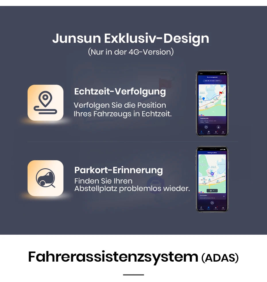 Junsun 9" Android 15 2DIN автомобилна мултимедия за Peugeot 206/206 CC/206 SW (2000–2008), IPS дисплей, GPS навигация, Bluetooth 4.0, Wireless Apple CarPlay и Android Auto