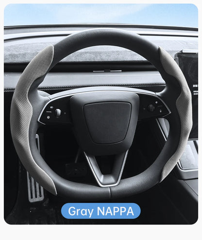 Противохлъзгащ калъф за волан Heenvn за Tesla Model Y (Juniper) и Model 3 (Highland) 2025–2026