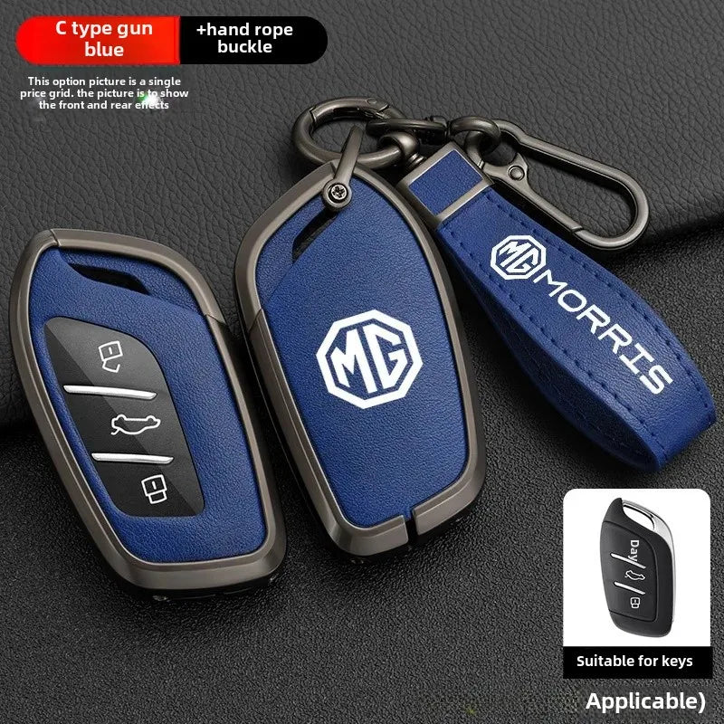 Калъф за автомобилен ключ за MG5 (второ поколение, 2021+), MG4 (2023/EV), HS, GT, ZS EV, ZX, MG6