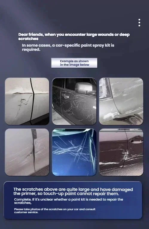 Ретуш маркер за боя и драскотини за Dacia Duster (2010–2025), цветове: черен B20, оранжев, червен, син, сребрист, бял