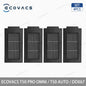Аксесоари и консумативи за робот прахосмукачка ECOVACS T50 Pro Omni, T50 Auto, DDX67 – основна четка, странична четка, HEPA филтър, моп кърпа, торбичка за прах