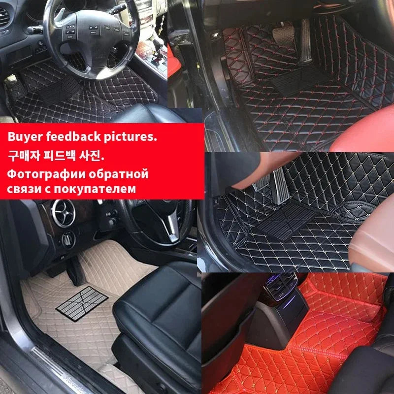 Кожени подови стелки за Toyota Yaris Cross (2024–2026), водоустойчиви и противоплъзгащи