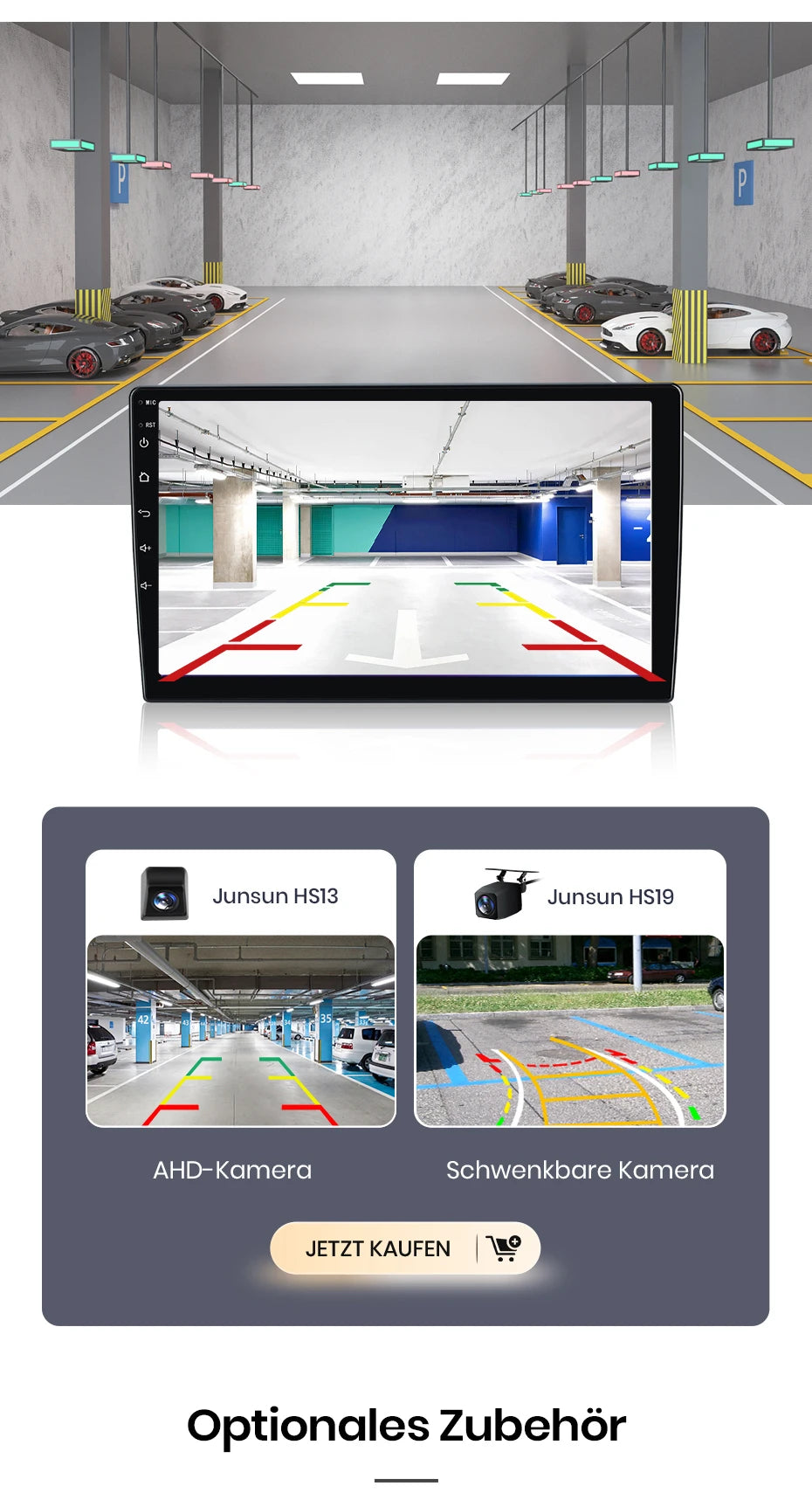 Junsun 9" Android 15 2DIN автомобилна мултимедия за Peugeot 206/206 CC/206 SW (2000–2008), IPS дисплей, GPS навигация, Bluetooth 4.0, Wireless Apple CarPlay и Android Auto