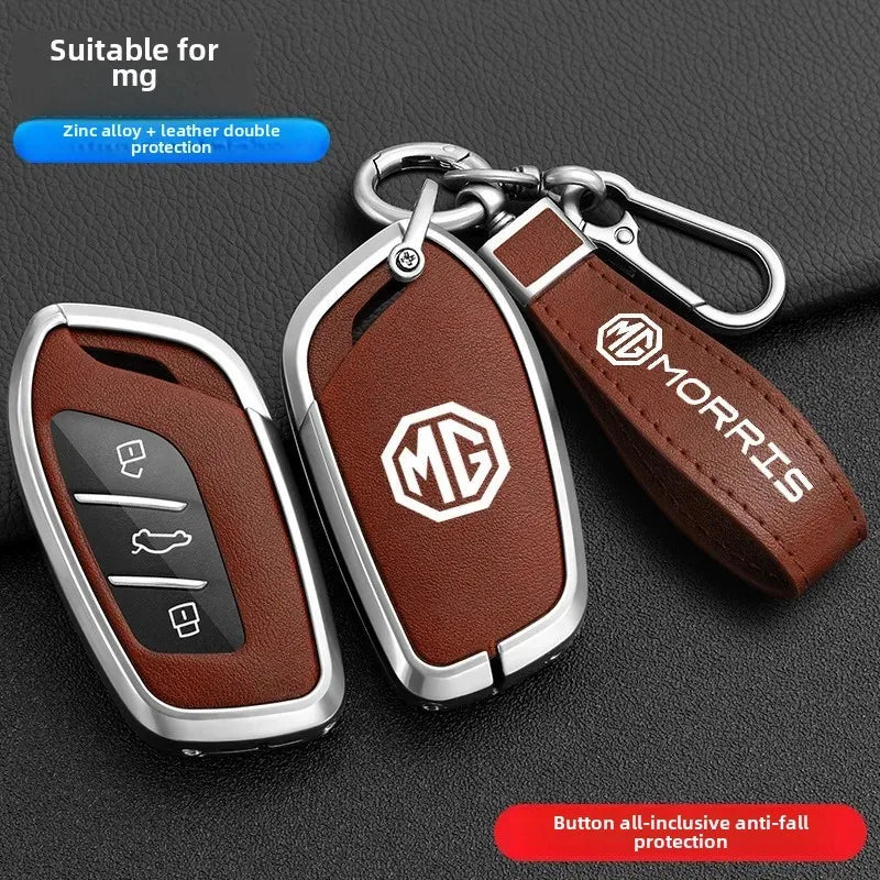 Калъф за автомобилен ключ за MG5 (второ поколение, 2021+), MG4 (2023/EV), HS, GT, ZS EV, ZX, MG6