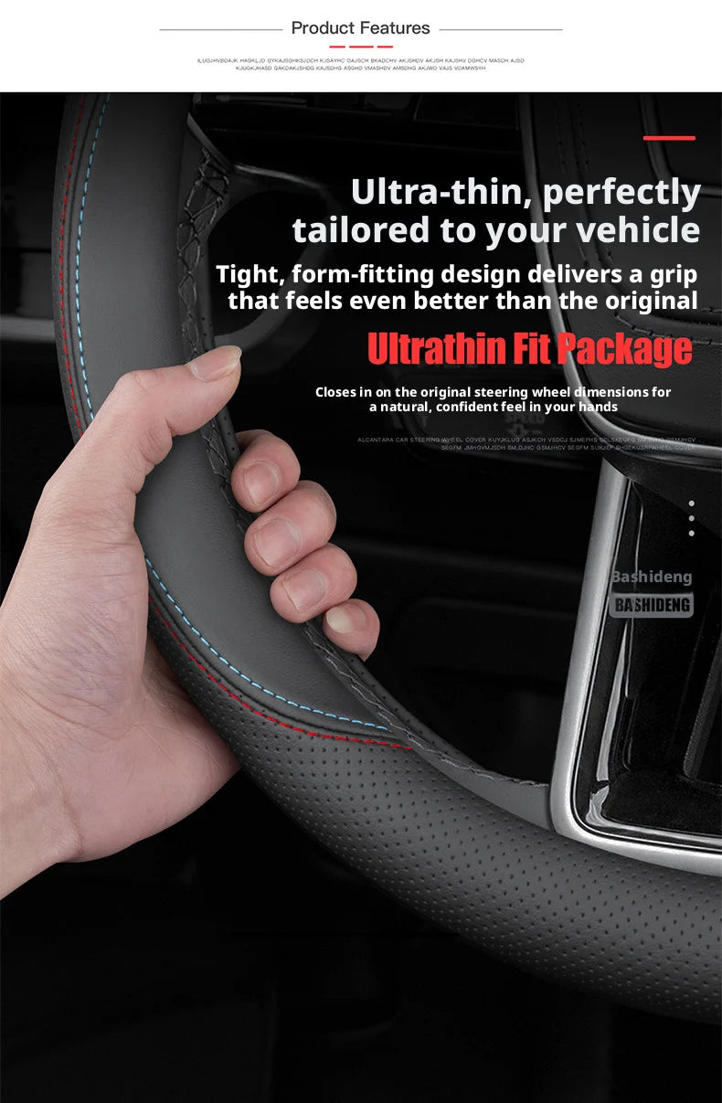 Калъф за волан, съвместим с Toyota C-HR, RAV4, Corolla, Highlander, Prius, Yaris, Raize, Auris, Camry