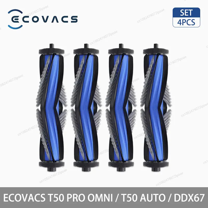 Аксесоари и консумативи за робот прахосмукачка ECOVACS T50 Pro Omni, T50 Auto, DDX67 – основна четка, странична четка, HEPA филтър, моп кърпа, торбичка за прах