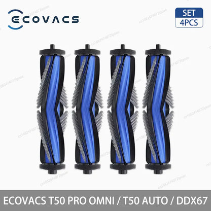 Аксесоари и консумативи за робот прахосмукачка ECOVACS T50 Pro Omni, T50 Auto, DDX67 – основна четка, странична четка, HEPA филтър, моп кърпа, торбичка за прах