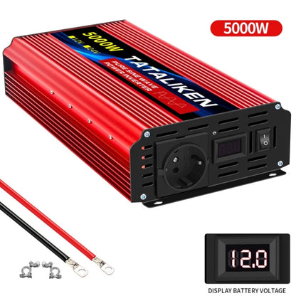 Автомобилен инвертор 12V към 220V 50Hz, чиста синусоида, EU контакт, с LED индикация