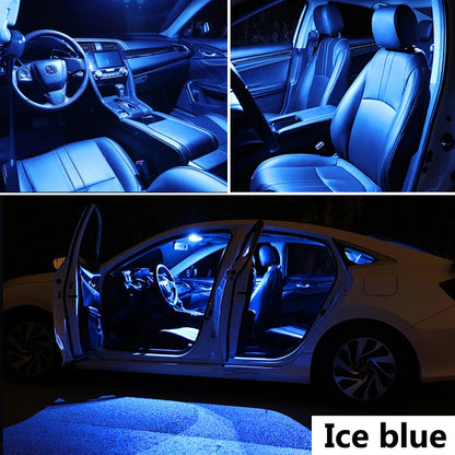 Комплект LED интериорно осветление, 15 части, за Mercedes‑Benz SLK (R171) SLK280/SLK300/SLK350, 2004–2010