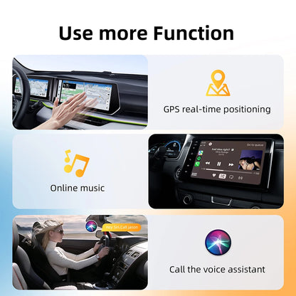Безжичен 2-в-1 адаптер CarPlay и Android Auto (AI смарт бокс) за автомобили с кабелен CarPlay