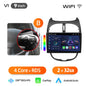 Junsun 9" Android 15 2DIN автомобилна мултимедия за Peugeot 206/206 CC/206 SW (2000–2008), IPS дисплей, GPS навигация, Bluetooth 4.0, Wireless Apple CarPlay и Android Auto
