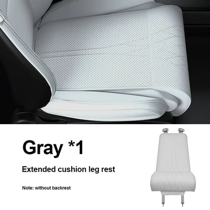 Универсален велурен удължител за автомобилна седалка – опора за бедрата с мемори пяна