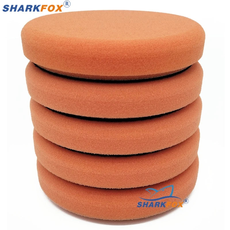 Sharkfox плосък полиращ пад (гъба) 125/150 мм за полиране и ваксиране на автомобил