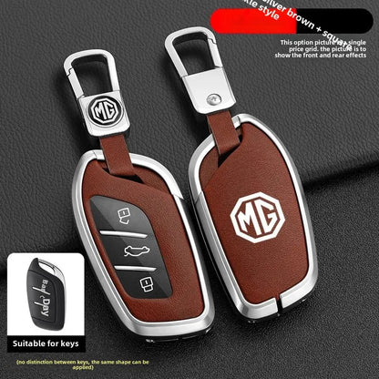 Калъф за автомобилен ключ за MG5 (второ поколение, 2021+), MG4 (2023/EV), HS, GT, ZS EV, ZX, MG6