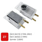 Комплект 2 бр. LED прожектори за врати с лого за Mercedes-Benz (GT, W223, W639, W168, W245, W215, W164, X164, W204, W219, W206, W209, W218)