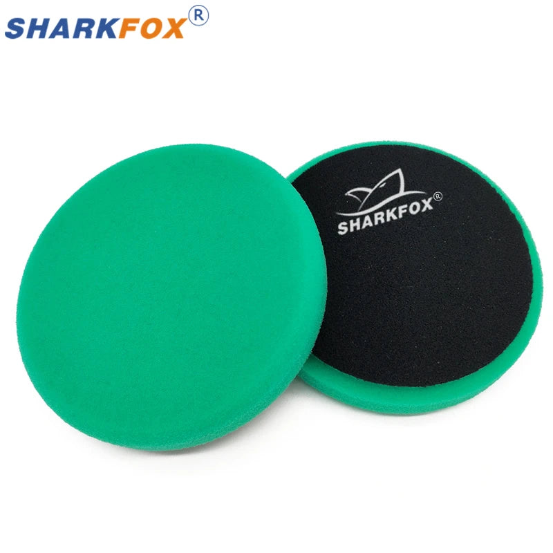 Sharkfox плосък полиращ пад (гъба) 125/150 мм за полиране и ваксиране на автомобил