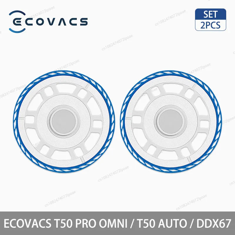 Аксесоари и консумативи за робот прахосмукачка ECOVACS T50 Pro Omni, T50 Auto, DDX67 – основна четка, странична четка, HEPA филтър, моп кърпа, торбичка за прах
