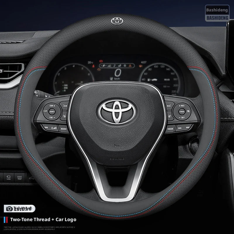 Калъф за волан, съвместим с Toyota C-HR, RAV4, Corolla, Highlander, Prius, Yaris, Raize, Auris, Camry