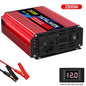 Автомобилен инвертор 12V към 220V 50Hz, чиста синусоида, EU контакт, с LED индикация