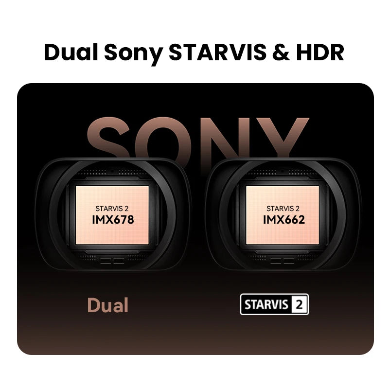 DDPAI Z60 Pro 4K двуканален автомобилен видеорегистратор (предна и вътрешна камера), HDR, сензор Sony STARVIS 2 IMX678, 5 GHz Wi‑Fi, GPS, ADAS, 4G