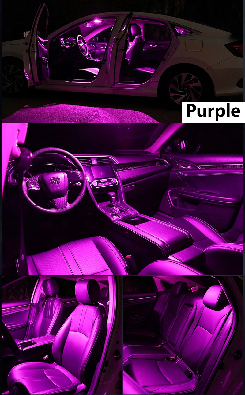 Комплект LED интериорно осветление, 15 части, за Mercedes‑Benz SLK (R171) SLK280/SLK300/SLK350, 2004–2010