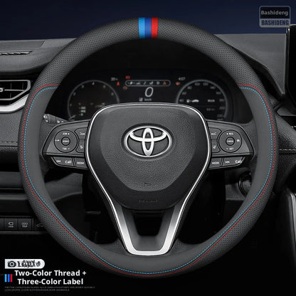 Калъф за волан, съвместим с Toyota C-HR, RAV4, Corolla, Highlander, Prius, Yaris, Raize, Auris, Camry