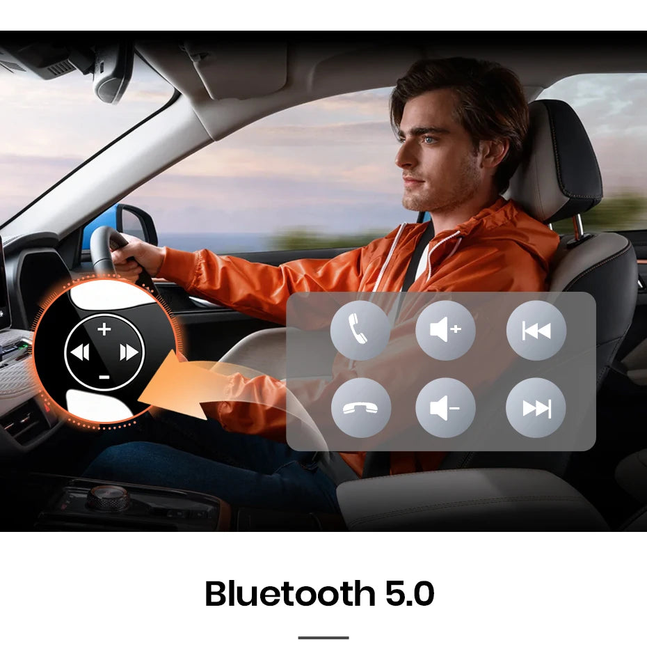 Junsun 9" Android 15 2DIN автомобилна мултимедия за Peugeot 206/206 CC/206 SW (2000–2008), IPS дисплей, GPS навигация, Bluetooth 4.0, Wireless Apple CarPlay и Android Auto