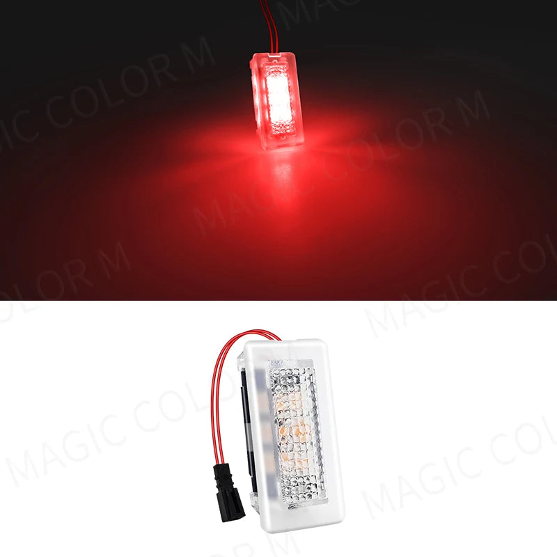 LED амбиентно интериорно осветление за крака и врати (puddle) за Tesla Model 3, Y, S и X