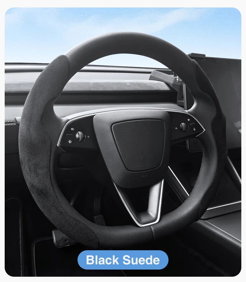 Противохлъзгащ калъф за волан Heenvn за Tesla Model Y (Juniper) и Model 3 (Highland) 2025–2026