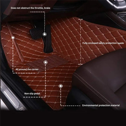 Всесезонни водоустойчиви автомобилни стелки по мярка за Opel Mokka/Mokka X (2012–2019), за 5 места, противохлъзгащи
