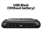 Охлаждащ вентилатор за автомобилен задглавник, 3 скорости, USB 5V/2A, батерия 3000 mAh