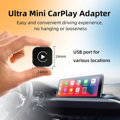 Безжичен 2-в-1 адаптер CarPlay и Android Auto (AI смарт бокс) за автомобили с кабелен CarPlay