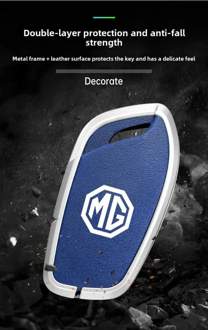 Калъф за автомобилен ключ за MG5 (второ поколение, 2021+), MG4 (2023/EV), HS, GT, ZS EV, ZX, MG6