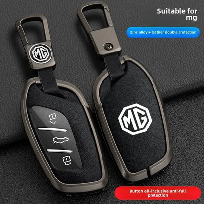 Калъф за автомобилен ключ за MG5 (второ поколение, 2021+), MG4 (2023/EV), HS, GT, ZS EV, ZX, MG6