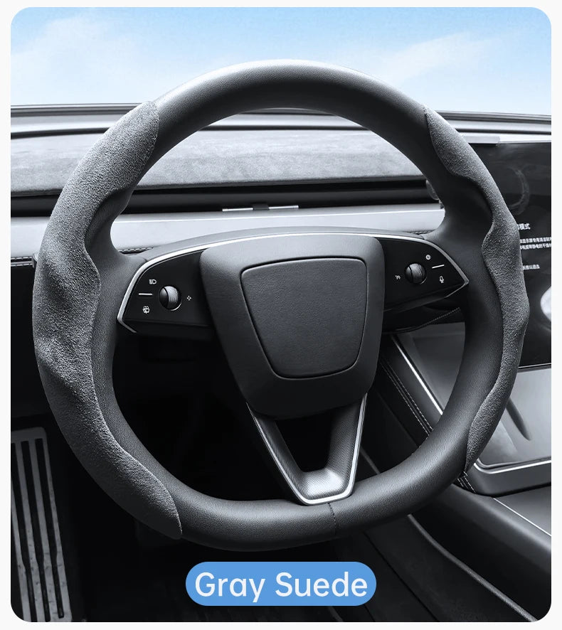 Противохлъзгащ калъф за волан Heenvn за Tesla Model Y (Juniper) и Model 3 (Highland) 2025–2026