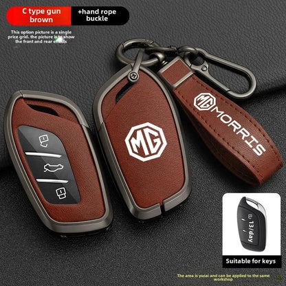 Калъф за автомобилен ключ за MG5 (второ поколение, 2021+), MG4 (2023/EV), HS, GT, ZS EV, ZX, MG6