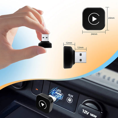 Безжичен 2-в-1 адаптер CarPlay и Android Auto (AI смарт бокс) за автомобили с кабелен CarPlay