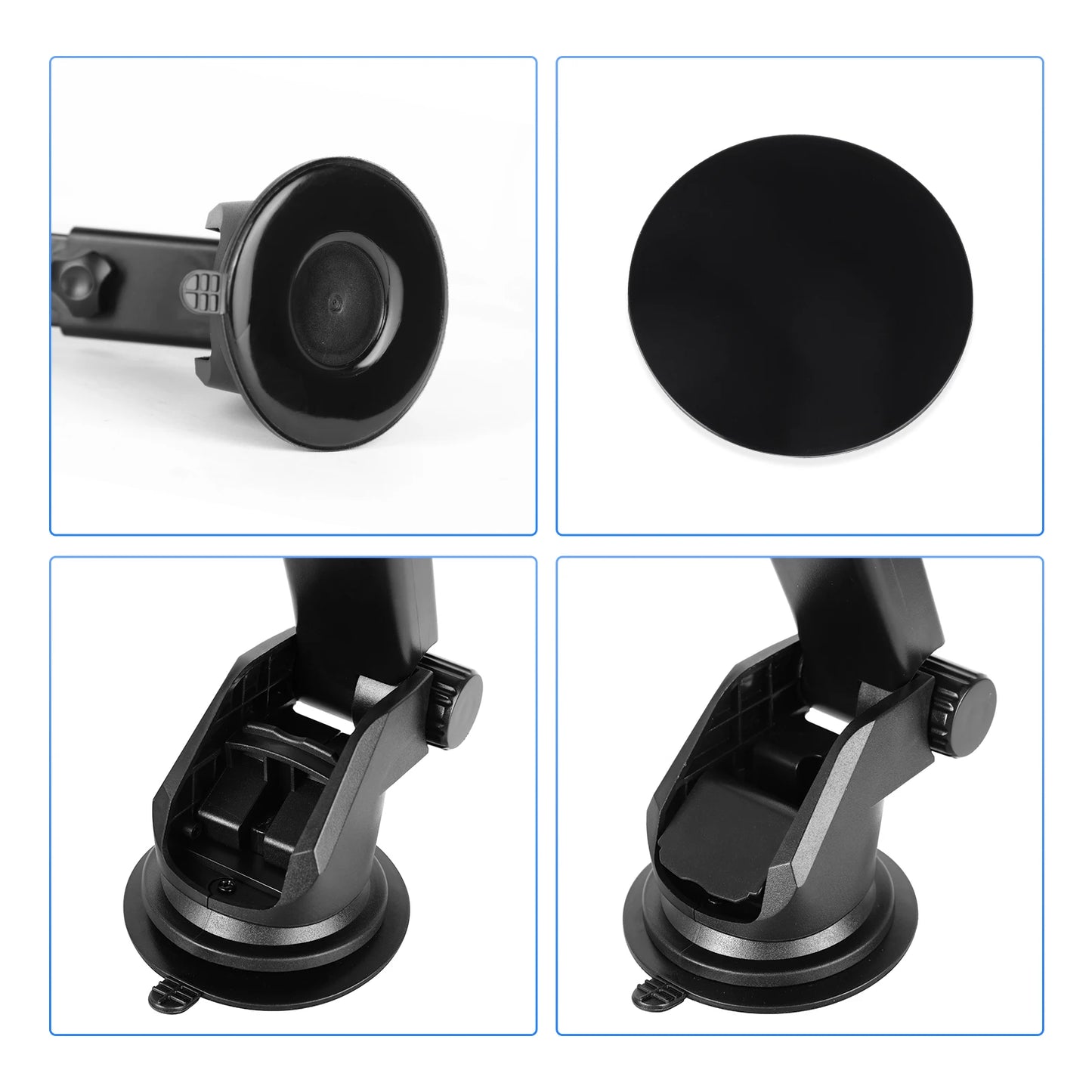 Podofo 7" преносим автомобилен дисплей с безжичен CarPlay/Android Auto, AirPlay, Bluetooth, FM трансмитер, AUX, HD 1024x600