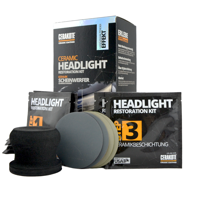 Cerakote Ceramic Headlight Restoration Kit – комплект за възстановяване на фарове