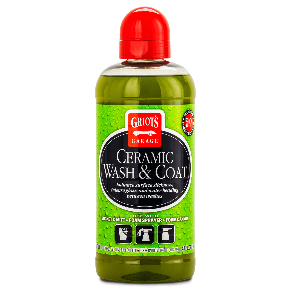 Griot's Garage Ceramic Wash & Coat 1,42 л – шампоан с SiO2 защита